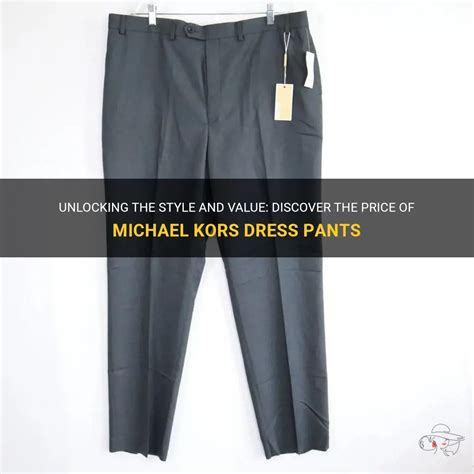 how much is a pair of michael kors dress pant|Michael Kors pantsuit.